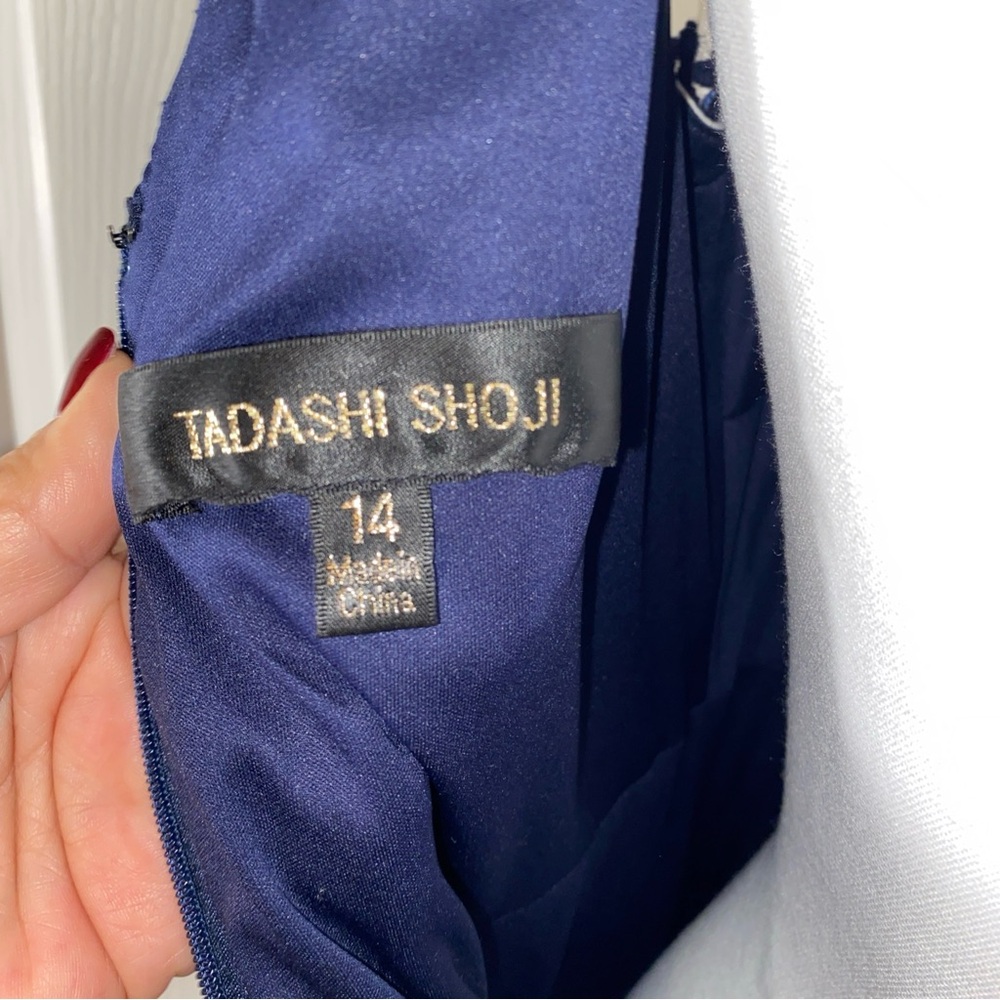 Tadashi shoji Navy Lace Dress - Picture 7 of 8
